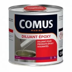 DILUANT EPOXY 5L - Diluant Pour Produits époxy Solvantés - COMUS - Incolore