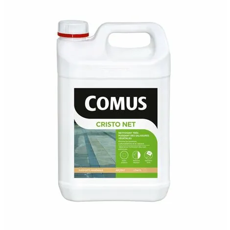 CRISTO NET 20L - Nettoyant Dégraissant Très Puissant Des Salissures Urbaines - COMUS - Incolore
