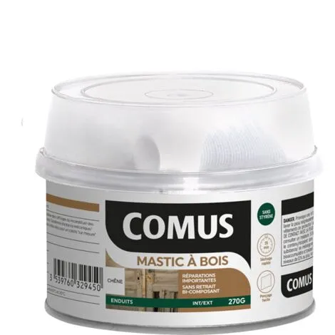 MASTIC BOIS (B+D) CHENE 270 GR - COMUS - Chêne