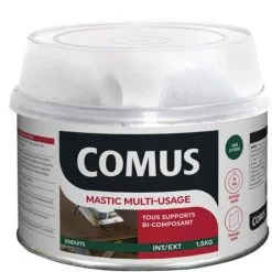 MASTIC MULTI-USAGE (B+D) BLANC 1,5KG - COMUS - Blanc