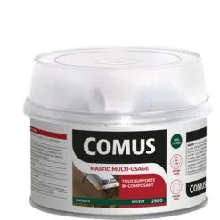 MASTIC MULTI-USAGE (B+D) BLANC 250GR - COMUS - Blanc