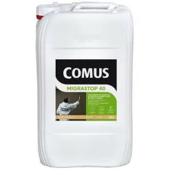 Hydrofuge Minéral MIGRASTOP® 40 - 20L - Traitement Hydrofuge Reminéralisant Et Restructurant Supports En Béton Et Ciment - COMUS - Incolore