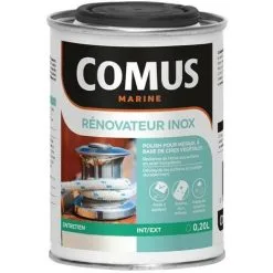 RENOVATEUR INOX 200ML - Polish Pour Métaux à Base De Cires Végétales - COMUS MARINE - Incolore