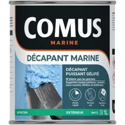 DÉCAPANT MARINE 1L - Décapant Gel Pour Tous Types De Peintures - COMUS - Incolore