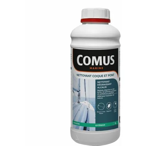 NETTOYANT COQUE & PONT 1 L - Nettoyant Dégraissant Alcalin - COMUS MARINE - Incolore