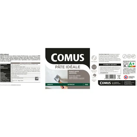 ENDUIT PATE IDEALE 5 KG - COMUS – Image 2