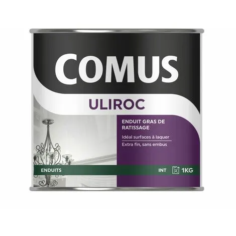 ULIROC 1 KG Enduit Gras Haute Dureté Pour Finitions Laquées Très Soignées - COMUS