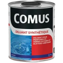 DILUANT SYNTHETIQUE - 5L Diluant Pour Peintures Et Vernis Type Glycérophtaliques Et Alkyde-uréthanes - COMUS - Incolore