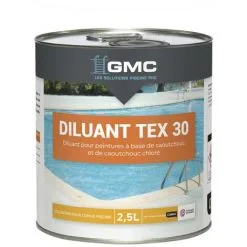 DILUANT TEX 30 - 2.5L - Diluant Spécial COMUS PISCINE - Incolore