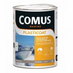 PLASTICOAT Blanc 3L - Sous-couche Universelle Mono-composante En Phase Aqueuse - COMUS MARINE - Blanc
