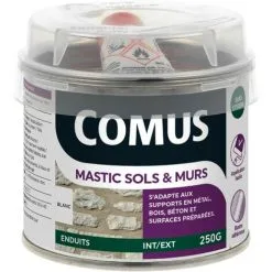 MASTIC SOLS ET MURS BLANC 250GR - COMUS - Blanc