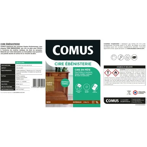 COMUS CIRE EBENISTERIE CHENE DORE 5L - Chêne – Image 3