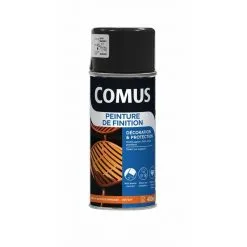 Aérosol 400ml Peinture De Finition Brillant Noir COMUS - Noir