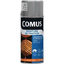 Aérosol 400ml Peinture De Finition Métallisé Argent COMUS - Argent