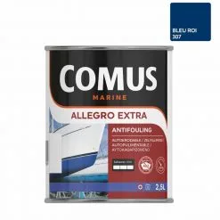 COMUS ALLEGRO EXTRA NB BLEU ROI 2,5L - Antifouling Conseillée Pour Voiliers/bateaux Moteur Inférieur à 25 Noeuds - Bleu Roi