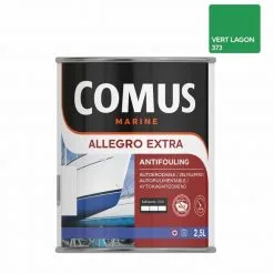 COMUS ALLEGRO EXTRA NB VERT LAGON 2,5L - Antifouling Conseillée Pour Voiliers/bateaux Moteur Inférieur à 25 Nœuds - Vert Lagon