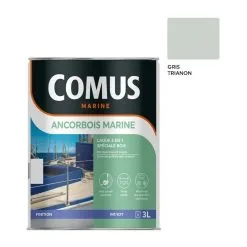 COMUS ANCORBOIS MARINE GRIS TRIANON 3L Laque Microporeuse Pour La Protection Et La Décoration Des Bois Et Dérivé - GRIS TRIANON