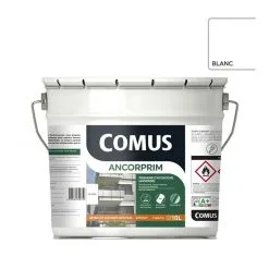 ANCORPRIM BLANC 10L - Primaire D'accrochage Universel - COMUS - Blanc