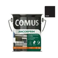 ANCORPRIM NOIR 3L - Primaire D'accrochage Universel - COMUS - Noir