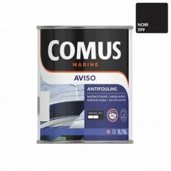 AVISO NB NOIR 0,75 L - Peinture Antifouling à Matrice Dure Pour Bateaux Rapides - COMUS MARINE - Noir