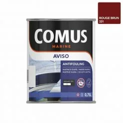 AVISO NB ROUGE 0,75 L - Peinture Antifouling à Matrice Dure Pour Bateaux Rapides - COMUS MARINE - Rouge