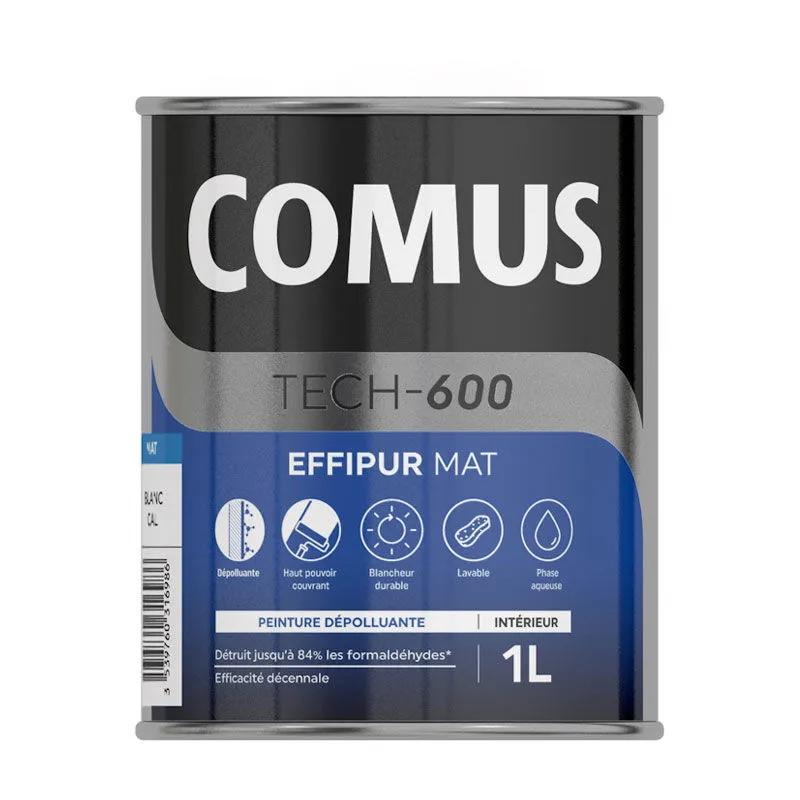 Comus Effipur Mat : Peinture Dépolluante Mur Et Plafond Pour Améliorer La Qualité De L'air Intérieur