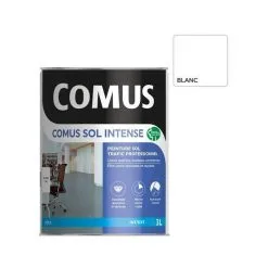COMUS SOL INTENSE BLANC 3L Peinture Sols Intérieurs Et Extérieurs. Trafic Intense/professionnel - BLANC