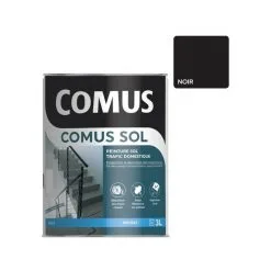 COMUS SOL NOIR 3LPeinture Pour Sols Intérieurs Et Extérieurs. Trafic Domestique - NOIR
