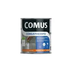 COMUSTHERM'O SATINE BLANC 3L - Peinture De Finition Bicouche En Phase Aqueuse Pour Radiateurs à Circulation D'eau - COMUS