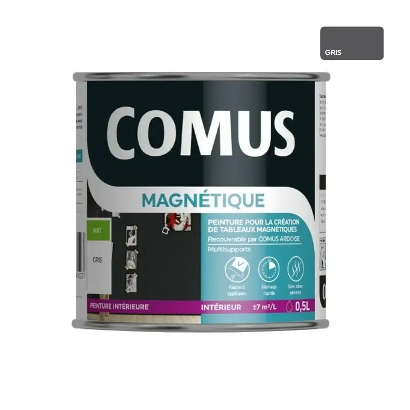 Peinture Magnétique Comus : Pour La Création De Tous Supports Aimantés