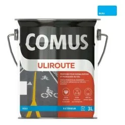 ULIROUTE BLEU 3L - Peinture Pour Signalisation Et Marquage Routier - COMUS - Bleu